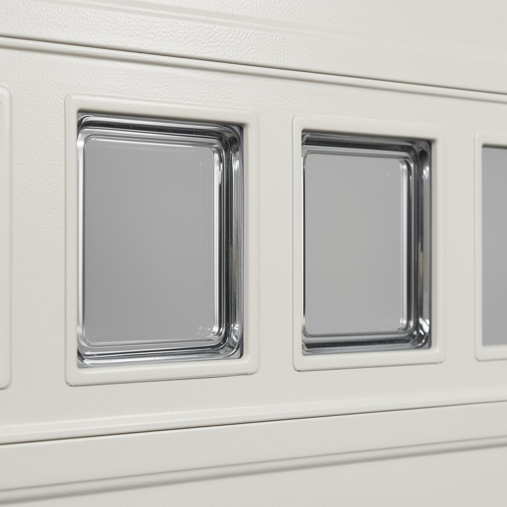 Dual Pane garage door window glass