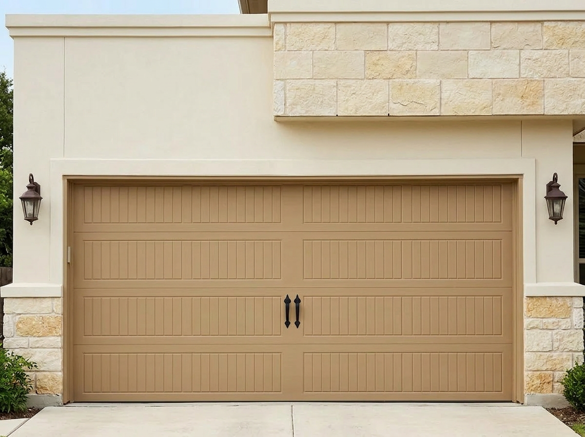 Long Panel Bead Board garage door