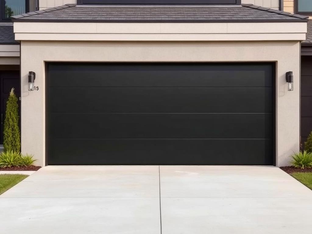 Flush Panel garage door